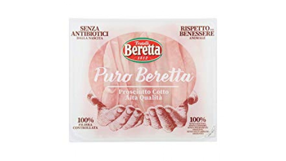 Beretta Puro Prosciutto Cotto Vaschetta Plastica In Atmosfera Modificata Rp