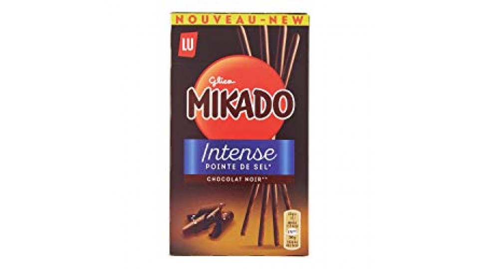 Mikado Intense Biscotto Secco Cioccolato Fondente Sale Cioccolato Fondente Sale 70gr Rp