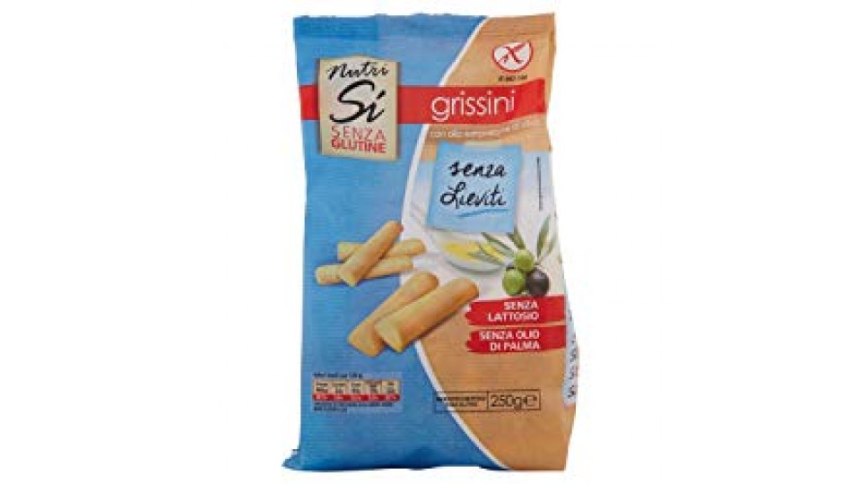 Nutri Free Grissini - 4 Confezioni da 250 g, Senza glutine