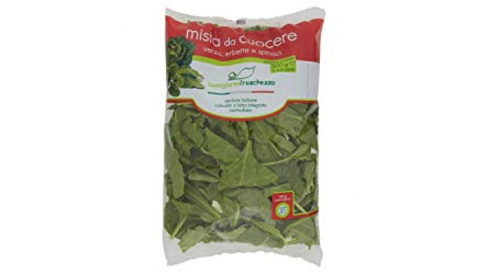 VERDURA MISTA DA CUOCERE Verza, Erbette, Spinaci Buongiorno Freschezza