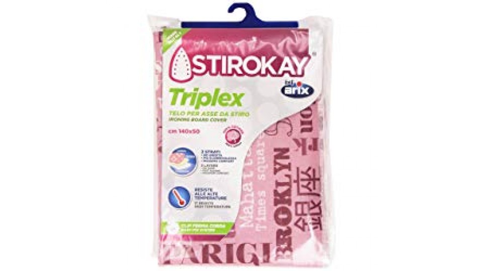 Stirokay - Telo per Asse da Stiro, Clip ferma corda
