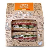 PAGNOTTO L'ALPINO CON BRESAOLA, FORMAGGIO E CREMA DI CARCIOFI