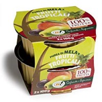 PUREA DI MELA E FRUTTI TROPICALI 100% FRUTTA U! Confronta&Risparmia, 2x100g