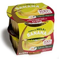 PUREA DI MELA E BANANA 100% FRUTTA U! Confronta&Risparmia, 2x100g