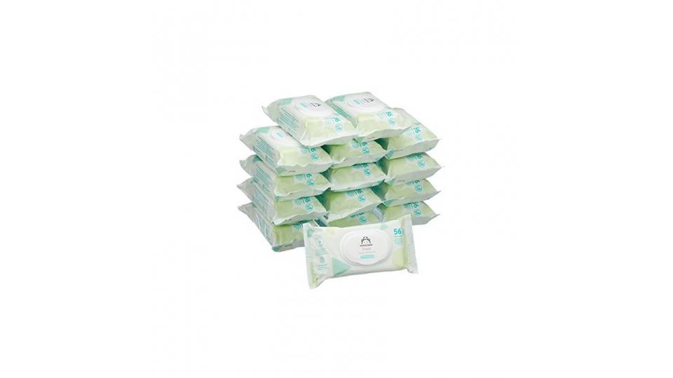 Mama Bear Fresh Salviette umidificate per bebè – 15 confezioni (840 salviette)