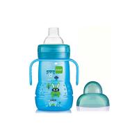 Mam FBT101B - Biberon trainer per 4 Mesi+, Colore: Blu