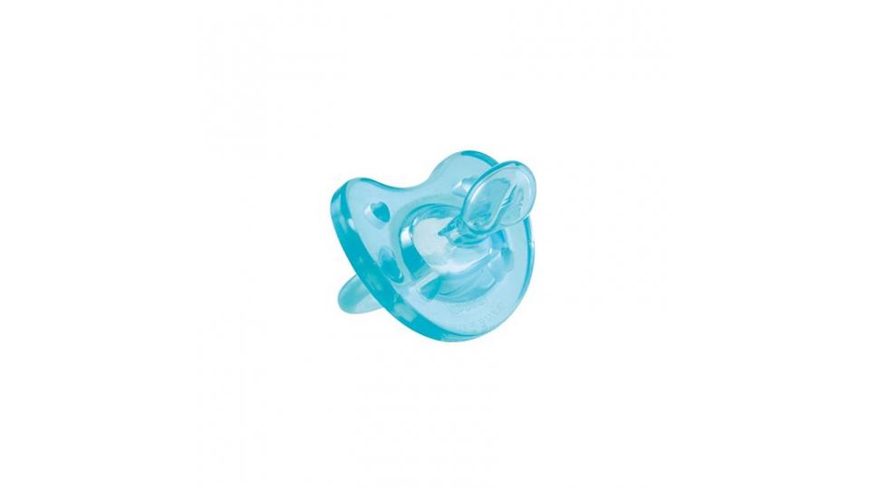 Chicco Gommotto Physio Soft 6-12M Silicone, Blue