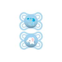 MAM Babyartikel 99953000 - Ciuccio in silicone 0-6 mesi, Confezione Doppia, Modelli Assortiti