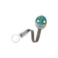 NUK Nastro per succhietto Duo per tutti i succhietti con o senza anello, fissaggio a clip, 1 pz., Blu (blau)