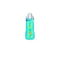 Mam - Biberon seconda infanzia, 330 ml, dai 6 mesi in su, flusso tipo X, colore: Turchese