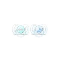 Philips Avent SCF151/01 Succhietti Mini con Tettarelle Ortodontiche, Senza BPA, 0-2 Mesi