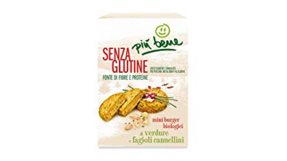 Burger 100% verdure e cannellini senza glutine
