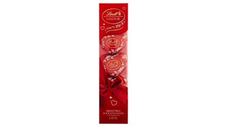 LINDT TUBINO CUORI LINDOR AL LATTE San Valentino