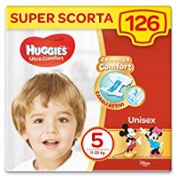 Huggies Pannolini Ultra Comfort, Taglia 5 (11-25 Kg), Confezione da