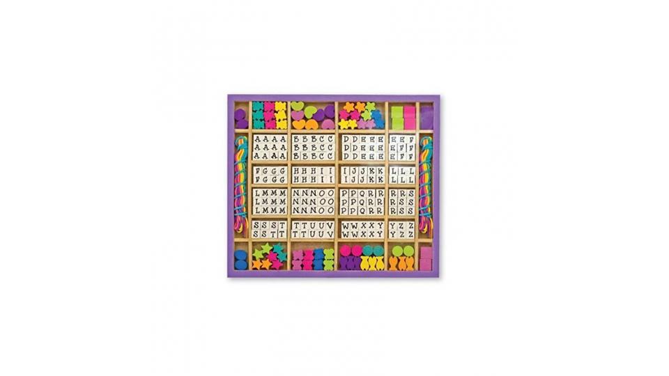 Melissa & Doug - 13774 - per line in Legno da Infilare