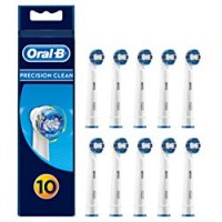 Oral-B Precision Clean Testine di Ricambio per Spazzolino Elettrico Ricaricabile, Confezione da 10, con Facile Apertura
