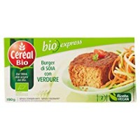 BURGER DI SOIA CON VERDURE 100% Vegetale Cereal