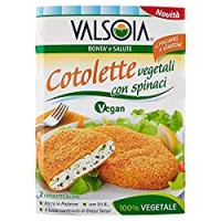 COTOLETTE VEGETALI CON SPINACI Valsoia