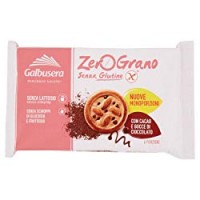 Galbusera ZeroGrano BISCOTTI CACAO E GOCCE DI CIOCCOLATO Senza Glutine Senza Lattosio