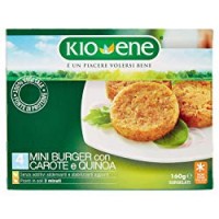 4 MINIBURGER CON CAROTE E QUINOA Surgelati