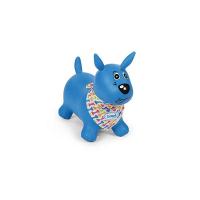 Ludi 2776 - Mon Chien Sauteur Bleu Cagnolino Gonfiabile e Cavalcabile, Blu