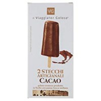 2 STECCHI GELATO ARTIGIANALI AL CACAO il Viaggiator Goloso