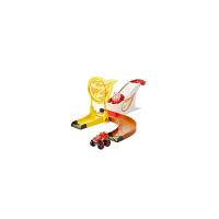Fisher Price DGK55 Playset da Corsa, Corsia dei Box di Blaze e le Mega Macchine