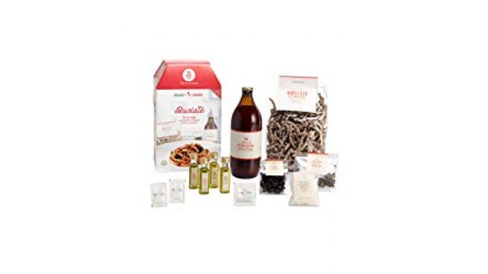 My Cooking Box Busiate Siciliane con Pomodoro Ciliegino, Olive e Capperi per Cinque Porzioni - 1.9 Kg
