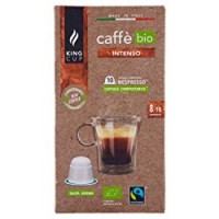 10 CAPSULE COMPOSTABILI CAFFE' BIO INTENSO Compatibili Nespresso
