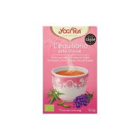 Tisana Equilibrio delle Donne foglie di lampone verbena e lavanda Yogi Tea
