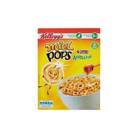 Kellogg's - Miel Pops, Anellini 4 Cereali Integrali - 12 Porzioni
