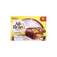 All-Bran - Kellog's - Panfrutta - Tortino di frumento ed avena con fibra ed uva sultanina (6x40gr.)