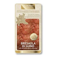 Salumi Pasini Bresaola di Suino con Vino Rosso Dalla Lombardia