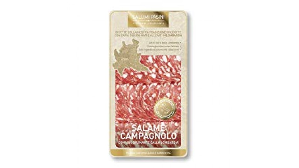 Salumi Pasini Salame con Vino Spumante Dalla Lombardia