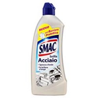 Smac - Crema Brilla Acciaio, Con Barriera Protettiva, Sgrassa A Fondo, Fa Brillare A Lungo
