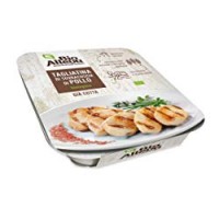 Tagliatina di sovracoscia di pollo ruspante cotta