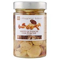 MISTO DI FUNGHI CON PORCINI Sottolio il Viaggiator Goloso