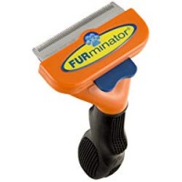 FURminator - Spazzola raccogli pelo per Cani di taglia media a pelo corto (inferiore ai 5cm) - riduce spargimento peli del 90%