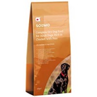 Marchio Amazon - Solimo - Alimento secco completo per cani adulti ricco di pollo con piselli, 1 confezione da