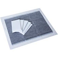 AmazonBasics - Tappetini igienici con carbone attivo per l'addestramento di cagnolini e altri animali domestici, misura extra-large