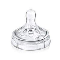 Philips Avent Natural SCF653/27 Tettarelle Flusso Medio, 3 Fori, 3 Mesi+