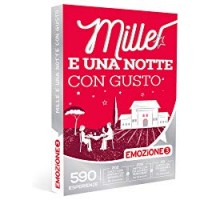 EMOZIONE3 - Cofanetto Regalo - MILLE E UNA NOTTE CON GUSTO - 590 soggiorni in meravigliosi hotel e strutture selezionate