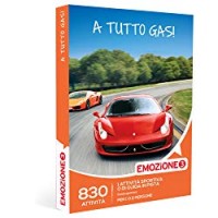 EMOZIONE3 - Cofanetto Regalo - A TUTTO GAS! - 830 attivitÃ  sportive o di guida in pista
