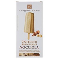 2 STECCHI GELATO ARTIGIANALI ALLA NOCCIOLA il Viaggiator Goloso