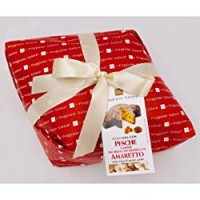 COLOMBA CON PESCHE CANDITE E GRANELLA DI AMARETTO il Viaggiator Goloso