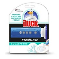 Duck Fresh Discs Base 1 Applicatore con 6 Dischetti - Fragranza Eucalyptus