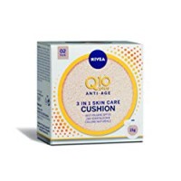 Nivea Q10 Plus Anti-Age 3 in 1 Skin Care Cushion Scuro, Colore Naturale