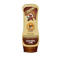 Australiana crema solare con SPF 50 oro concia Agente