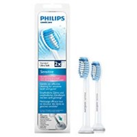 Philips Sonicare HX6052/07 Testine Sensitive per la Rimozione della Placca su Denti Sensibili, 2 Testine Incluse, Bianco