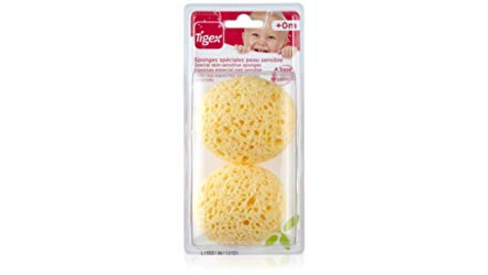 Tigex 80601251 2 Spugne Vegetali Ipoallergeniche